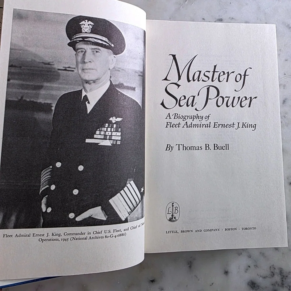 Master Sea Power Fleet Admiral Ernest King Thomas Buell First Edition  Book 1980